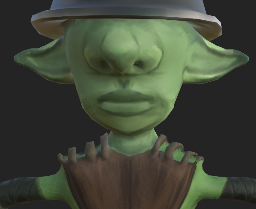 Skrunkly model close-up